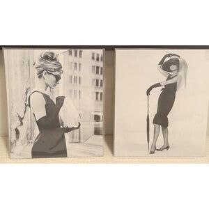 FINAL SALE GIFT 🎁 IDEA Black and White Fashion Wall Art Set of Two Prints